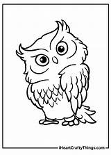 Owl Coloring Printable sketch template