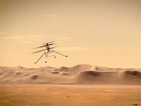 NASA's Mars helicopter has made its first appearance on the red planet ...