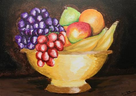 #fruitBowlPainting, Fruit Bowl Painting 20 popular pictures of 2019 ...