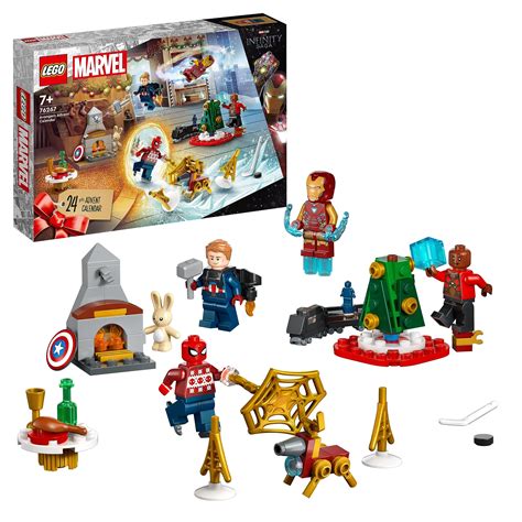 Buy LEGO 76267 Marvel Avengers Advent 2023 with 24 Gifts incl. Captain ...