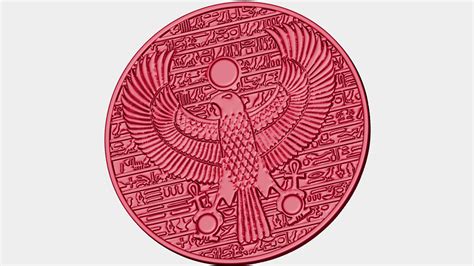 Horus ancient Egypt pendant gold coin jewelery | Redpah