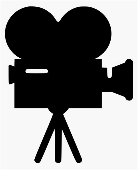 Transparent Movie Theater Clipart Black And White - Movie Camera Icon Png, Png Download - kindpng