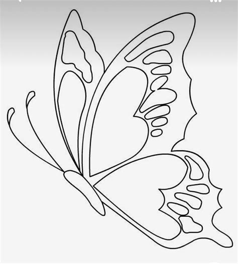 Butterfly Sketch, Butterfly Template, Butterfly Painting, Butterfly Art, Flower Painting, Art ...