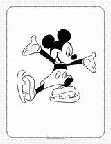 Mickey And Minnie Ice Skating Coloring Pages sketch template