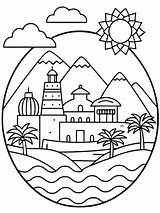 Travel Coloring Book Explore The World Through Fun And Detailed  sketch template