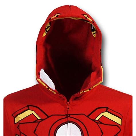 Iron Man Kids Costume Hoodie w/Eyes