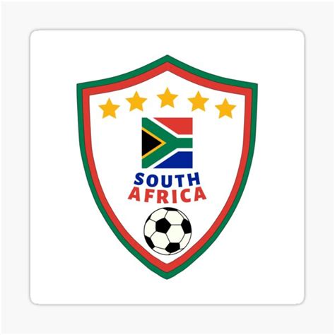 "South Africa Football Team" Sticker for Sale by Footballunite | Redbubble