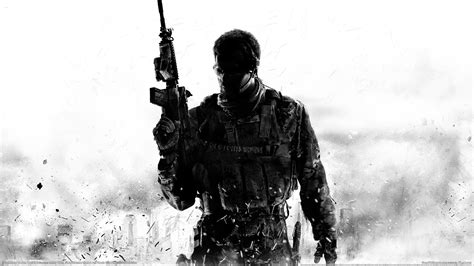 Call of Duty Modern Warfare COD Soldier BW HD wallpaper | games | Wallpaper Better