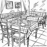 Restaurant Coloring Pages  Free & Printable Worksheets Library sketch template