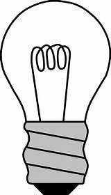 Bulb Coloring Light Pages Idea Clipart Color Print Cartoon Template  sketch template
