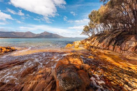 Hazards Beach in Freycinet Tasmania Australia Stock Image - Image of scenery, ocean: 259831397