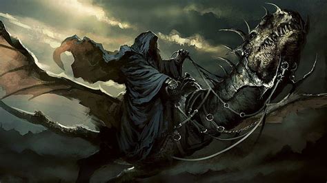 Online crop | HD wallpaper: Nazgul Charge, lord of the rings character ...