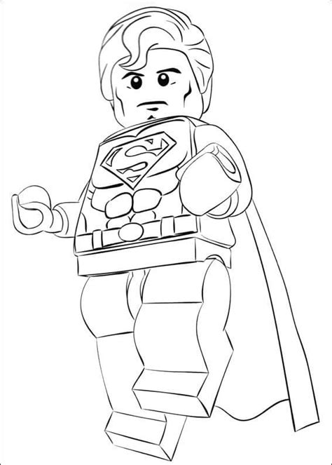 Lego Superman Coloring Games - ColoringGames.Net