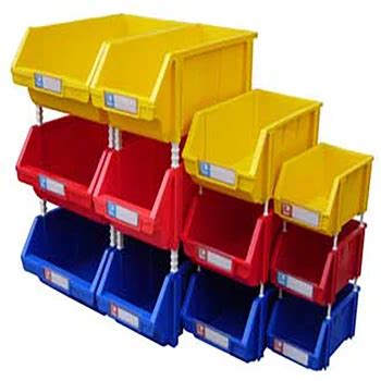 Spare Parts Stackable Plastic Storage Bins - Buy Warehouse Plastic Storage Bins,Industrial ...