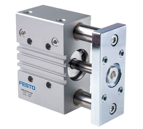 DFM-50-80-P-A-GF | Festo Pneumatic Guided Cylinder - 170873, 50mm Bore, 80mm Stroke, DFM Series ...