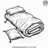 Camping Blanket Coloring Pages sketch template