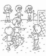 Soccer Game Coloring Pages sketch template