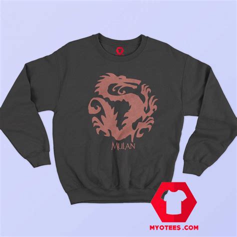 Disney Mulan Dragon Symbol Unisex Sweatshirt | myotees.com