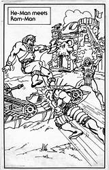 1983 Masters Of The Universe “Character Coloring Book” Pages sketch template