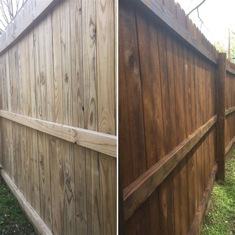 DIY Staining a Fence - Midcounty Journal | Diy staining, Diy, Fence