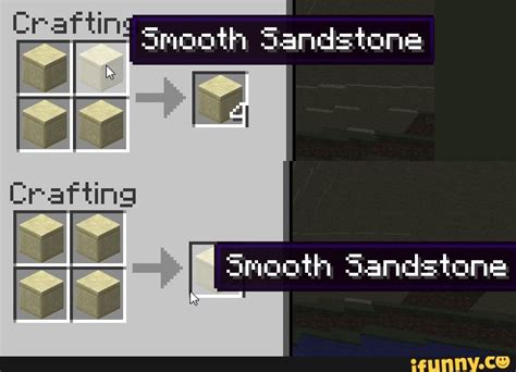 Sandstone Minecraft Recipe