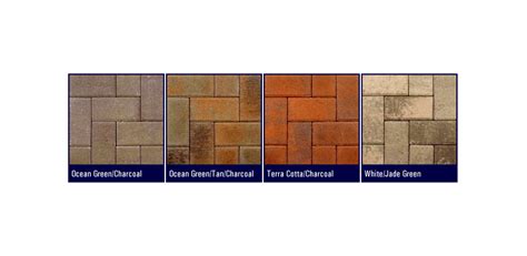 Belgard Paver Color Chart