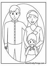 Family Coloring Pages A Fun And Creative Activity For All Ages sketch template