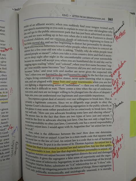 Rhetorical devices in letter from birmingham jail. Rhetorical Analysis of the Birmingham Jail ...