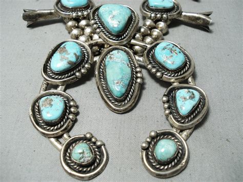 Heavy Authentic Vintage Native American Navajo Turquoise Sterling Silv – Nativo Arts