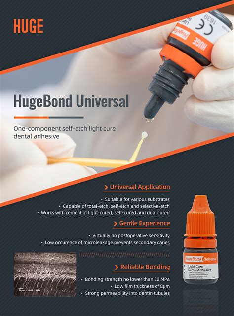 HugeBond Universal Light Cure Dental Adhesive Glue | HUGE Dental