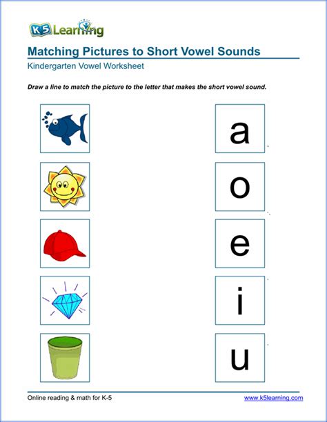 Writing Vowels Worksheets