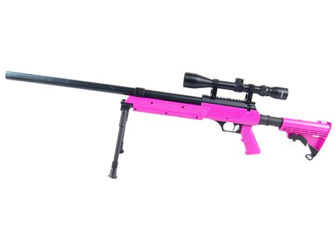 Well MB06 BB gun Airsoft Sniper Rifle in Magenta - bbgunsuk.co.uk