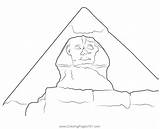 Great Pyramid Coloring Page sketch template