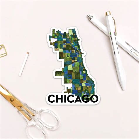 Chicago Neighborhoods Sticker – MoreFun