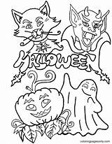 124 Halloween Monsters Coloring Pages  ColoringPagesOnlycom sketch template