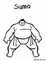Coloring Pages Sumo Wrestling Getcolorings Wrestler Sketch Page sketch template