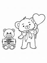 Cute Teddy Bear – Coloring Pages sketch template