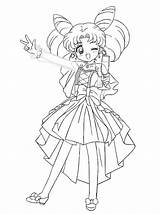 Chibiusa From Sailor Moon Färbung Seite  Kostenlose Druckbare sketch template