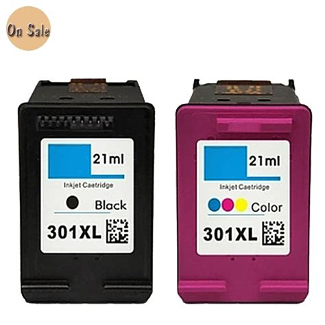 hisaint For HP301 Ink Cartridge For HP 301 XL for hp 301 ink cartridges Deskjet 1000 1050 1051 ...