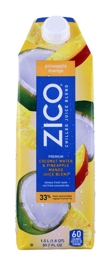 Coconut Water & Pineapple Mango Blend | ZICO Chilled Juices | BevNET.com Product Review ...