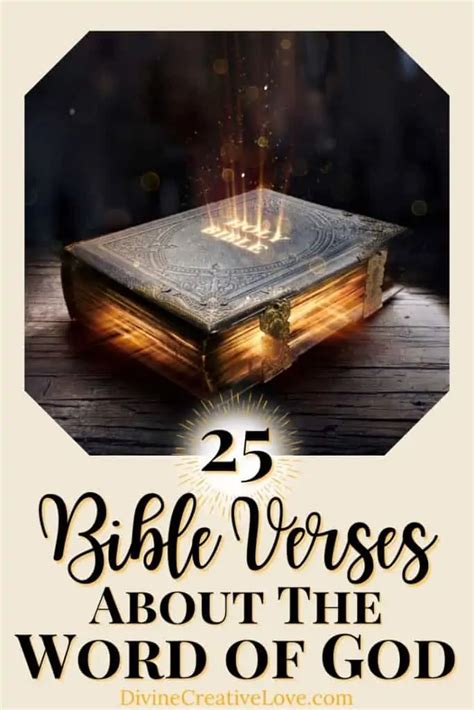 25 Bible Verses About The Word of God | Divine Creative Love