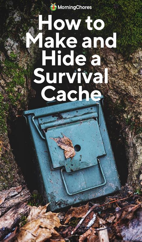 How to Make and Hide a Survival Cache