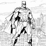 Batman Coloring Page sketch template