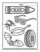 Learn Your Colors  Black Coloring Page By Rebecca Burk Illustrations sketch template