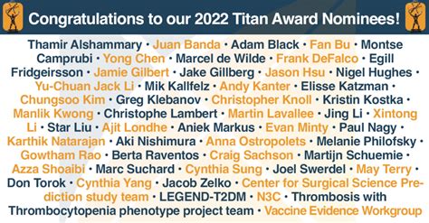 Titan Awards – OHDSI