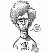 Napolean Dynamite Coloring Pages sketch template
