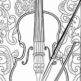 Mandala Coloring Pages Free Printable Violin Sheet Music  sketch template