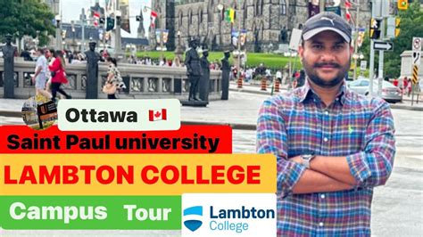 LAMBTON COLLEGE IN OTTAWA | SAINT PAUL UNIVERSITY | CAMPUS TOUR @Princeyadav_ca - YouTube