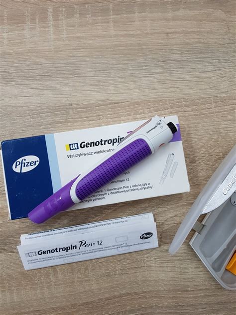 GENOTROPIN PEN 12 WSTRZYKIWACZ HGH PFIZER HORMON - 7278335435 ...