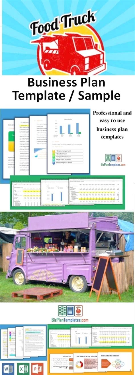 Business Plan Template for starting and running a Food Truck Colombia ...